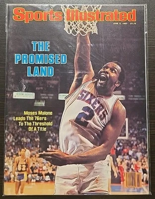 Sports Illustrated Magazine June 6, 1983 Moses Malone Philadelphia 76ers - Image 1 of 2
