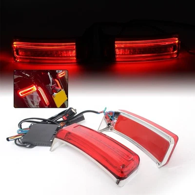 LED Saddlebag Run Brake Turn Signal Light For Harley Ultra Limited FLHTK 14-23 - Image 1 of 4