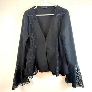 Top Killstar para mujer manga campana de encaje caprichoso hada grunge bruja gótico XXL - Imagen 1 de 12