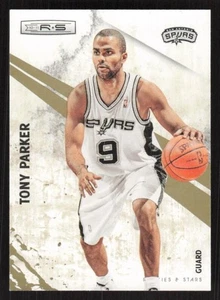 Panini Rookies & Stars Tony Parker 65 2010 oro como nuevo 398/499 San Antonio Spurs - Imagen 1 de 2