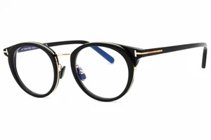 Gafas Tom Ford FT5784-D-B 001 marco transparente negro brillante 48 mm - Imagen 1 de 5