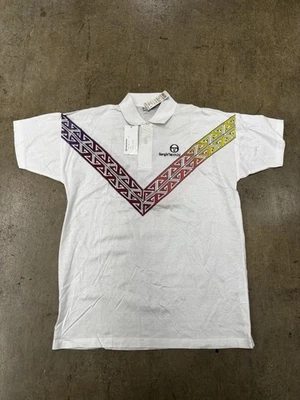 CAMISA POLO TENIS SERGIO TACCHINI AÑOS 90 80 VINTAGE McEnroe Sampras Grande Nueva Con Etiquetas Foto 1 de 4