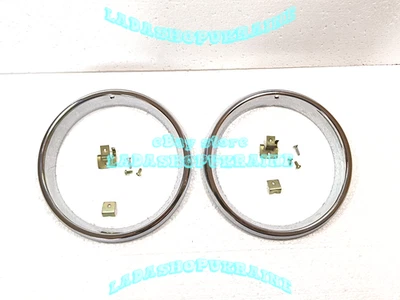 2x Anillo de retención para FARO CROMO LADA 2101 21011 2102 Anillo cromado FARO Foto 1 de 4