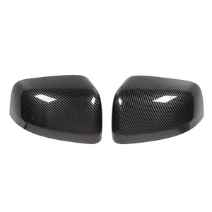 ˘Carbon Fiber Style 2PCS Rearview Mirror Cover 5G0857537 ABS Plastic For Grand - Picture 1 of 12