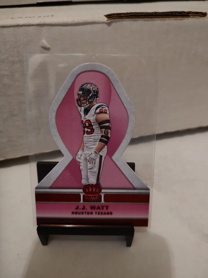2015 Panini Crown Royale - Pink Ribbons Die-Cuts J.J. Watt #PR4 - Image 1 of 1