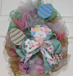 Easter Wreath with Eggs Home Door Wall Decor - Picture 1 of 1
