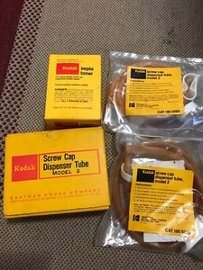 Kodak Vintage LOTD9A7 Kodak dispenser tube model 2 and sepia toner - Picture 1 of 8