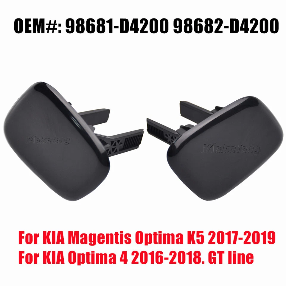 Nuevo para KIA Magentis Optima K5 4 faros lavadora boquilla pulverizadora cubierta Foto 1 de 3