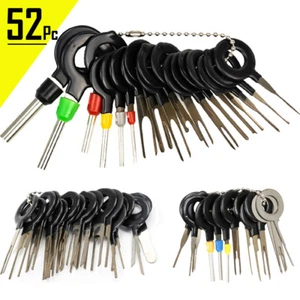 52* Herramienta de eliminación de terminal de automóvil enchufe de cable eléctrico conector pin extractor kit A - Imagen 1 de 8