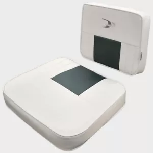 Wise Boat Seat Cushions 3320-2-1866 | White / Green Vinyl - Picture 1 of 9