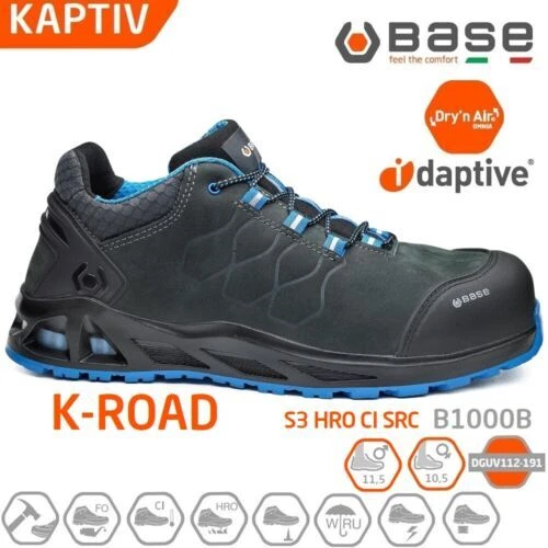 BASE KAPTIV SCARPE DA LAVORO ANTINFORTUNISTICA  K-ROAD S3 HRO CI SRC B1000B - Immagine 1 di 1