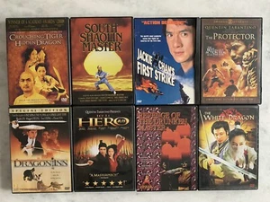 Martial Arts 8 DVD Lot: Jet Li, Jackie Chan, Michelle Yeoh, Tony Jaa, Rare OOP - Picture 1 of 9