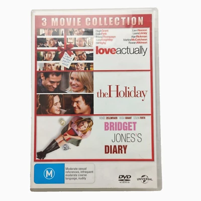 LOVE ACTUALLY, THE HOLIDAY, BRIDGET JONES'S DIARY DVD 3 Movie Pack 14 - Image 1 of 4