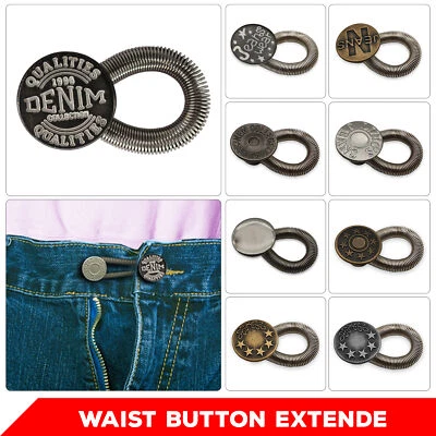 Waist Button Extender for Trouser Suit Jeans Expander Maternity Skirt Expander - Image 1 of 4