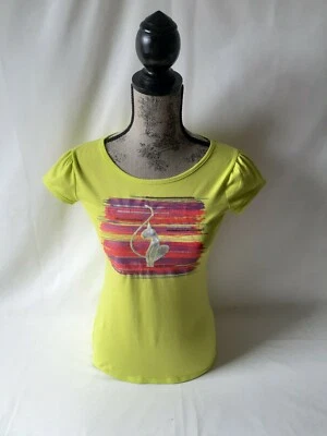 Blusa Baby Phat Girls gráfica manga curta tamanho XL - Imagem 1 de 4