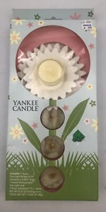 Yankee Candle Daisy Tealight Ceramic White Flower Holder With 4 Tealights - Picture 1 of 4