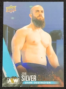 2021 UPPER DECK AEW JOHN SILVER FINISHER SP INSERT - Picture 1 of 2
