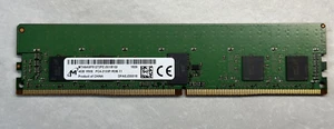 Micron MTA9ASF51272PZ-2G1B1QI 4GB 1Rx8 PC4-17000 DDR4-2133MHz RDIMM RAM Memory - Picture 1 of 2