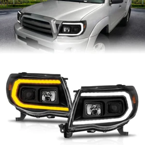 ANZO 111564 Headlight FITS 05 11 toyota tacoma projector headlights w light bar - Picture 1 of 8