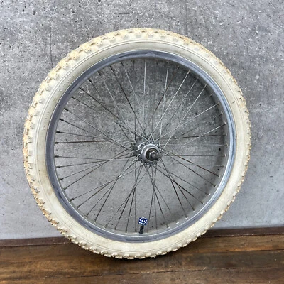 48h Rear BMX Wheel Old School BMX 3/8" Low Flange Steel Hub 20" 48 Spoke Alloy - Image 1 of 4