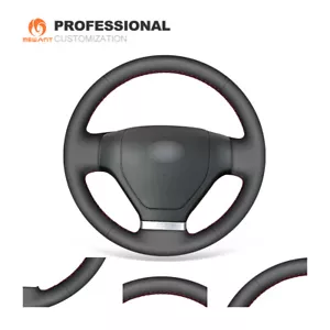 HÁGALO USTED MISMO fundas de volante de cuero negro para Hyundai Coupe 2002-2007 - Imagen 1 de 11