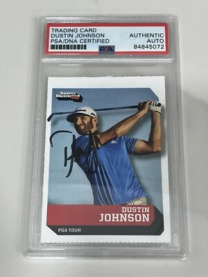 DUSTIN JOHNSON HAND SIGNED ROOKIE CARD Sports Illustrated SI Kids PGA PSA DNA - Image 1 of 2