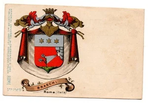 BRASCHI ROMA STEMMA NOBILIARE ARALDICA HARALDIC ISTITUT HERALDIQUE ITALIEN - Imagen 1 de 1