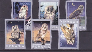 Romania 2002 STAMPS Owls MNH birds pray nocturnal POST US EUROPE ASIA - Picture 1 of 1