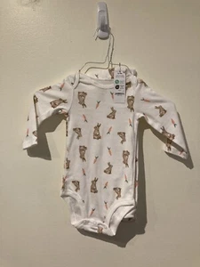 NWT Carter's Child of Mine White Rabbit Carrot Baby Outfit 6-9M - Picture 1 of 3
