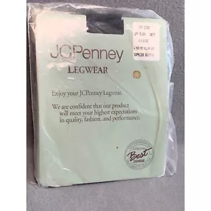 JC Penney Legwear Off Black Stockings Average Size Pack of 3 - Picture 1 of 4