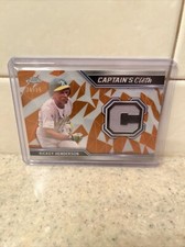 2021 topps chrome captains orange rickey henderson relic card /25