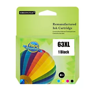 1 Stück 63XL schwarze Tinte für HP 63 XL 63XL ENVY 4512 4516 4520 4521 4522 DeskJet 1111 - Bild 1 von 10