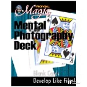 Mental Photography Deck Bicycle Blue by Royal Magic With Pro Instructions - Picture 1 of 1