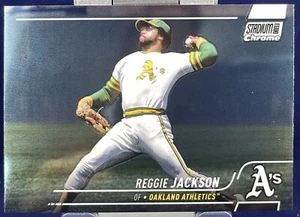 Topps Stadium Club Chrome 2022 Reggie Jackson Oakland Athletics Base Card #217 - Bild 1 von 2
