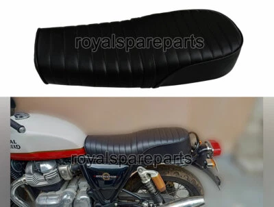 Adapté Pour Royal Enfield Gt & Intercepteur 650 Luxe Touring Dual Siège,Noir D15 - Photo 1/4