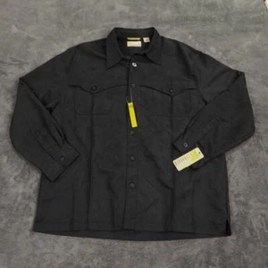 Cubavera Shirt Mena Extra Large Blac Heritage Fit Western Pockets Cowboy - Picture 1 of 14