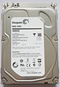 4 TB SATA III Seagate Nas HDD ST4000VN000 5900rpm 64MB HDD 3.5 " Hard Drive - Picture 1 of 1