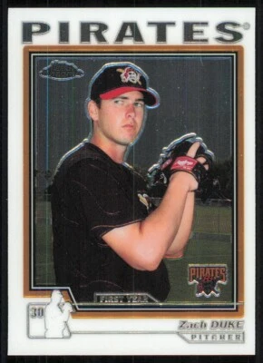 2004 Topps Chrome #220 Zach Duke FY RC - Image 1 of 2