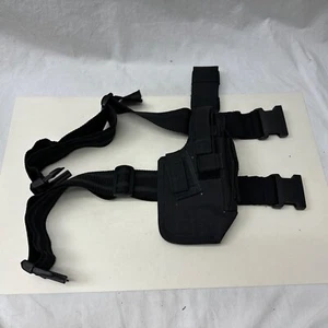 Classic Old School Eagle Industries USP C w/light MK-V Holster Black Drop Leg - Picture 1 of 7