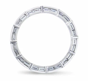 BISEL DE DIAMANTE NATURAL BAGUETTE 24 BAGUETTE PARA HOMBRE PARA ROLEX DATEJUST 36 MM ORO BLANCO 18K - Imagen 1 de 5
