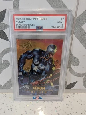 Fleer 1995 ULTra Spider-Man Venom Masterpieces-PSA 9 - Image 1 of 2