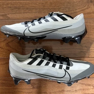 Nike Vapor Edge Speed 360 Football Cleats Black white gray Size 13 Excellent - Picture 1 of 6