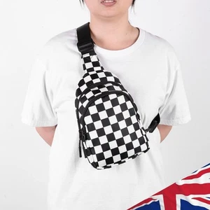 Checkered Sling Bag for Women Fanny Packs Purses Small Fanny Backpack for Travel - Picture 1 of 33
