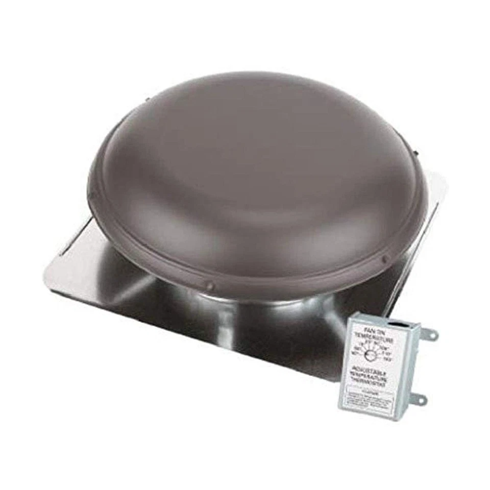 Air Vent 53827 Roof Mounted Brown Power Attic Ventilator Fan 1170 CFM