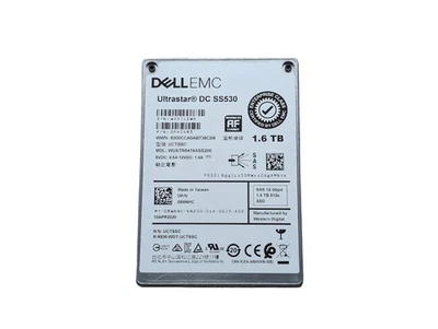 Dell EMC 8W6HC 1.6TB SAS Server 2.5" 12Gb/s SSD WUSTR6416ASS200 - Image 1 of 3