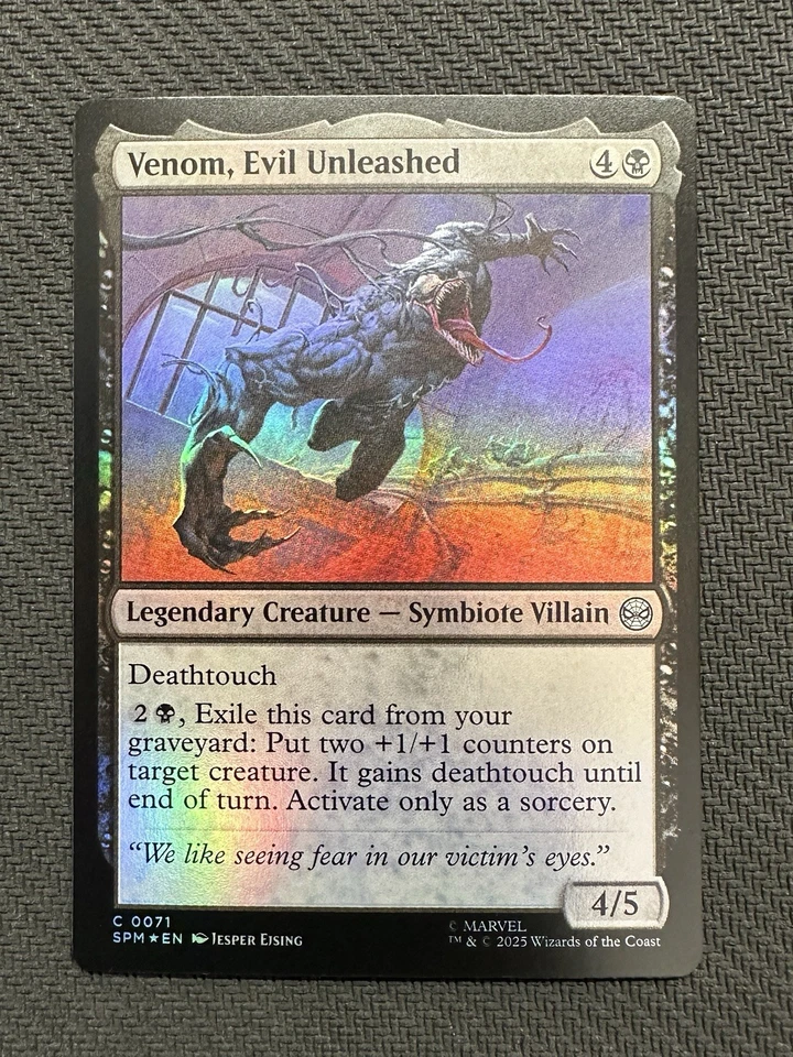 MTG Spider-Man Venom, Evil Unleashed Foil English SPM - Bild 1 von 3
