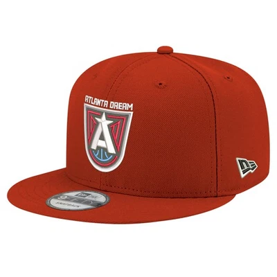 Unisex New Era Red Atlanta Dream Logo 9FIFTY Snapback Hat - Image 1 of 4
