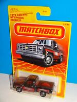 Matchbox 2020 Retro Edition Target Exclusive 1975 Chevy Stepside Pickup 12//12