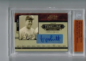 GEORGE BRETT 2004 PLAYOFF PRIME CUTS AUTOGRAPH # 19/25 KC ROYALS HOF!! - Picture 1 of 2