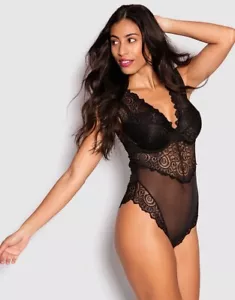 Bras N Things Roxy Full Cup Bodysuit Size 16 DD 38 New NWT - Picture 1 of 12